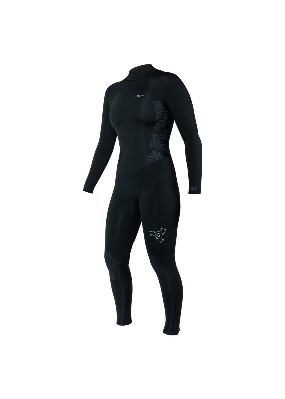 Women's Axis Back Zip Full Wetsuit 5/4mm