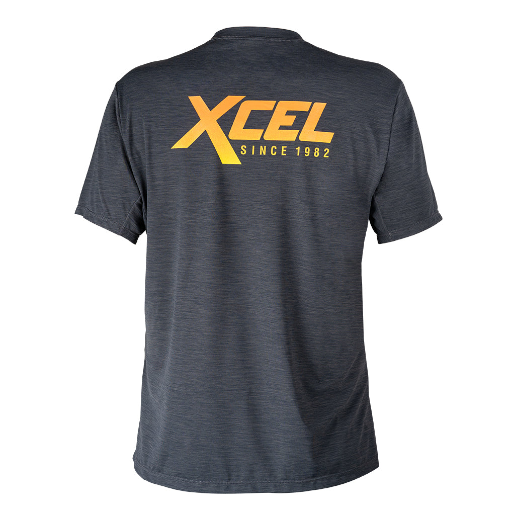 Men's Heathered Ventx Retro Short Sleeve Relaxed Fit UV