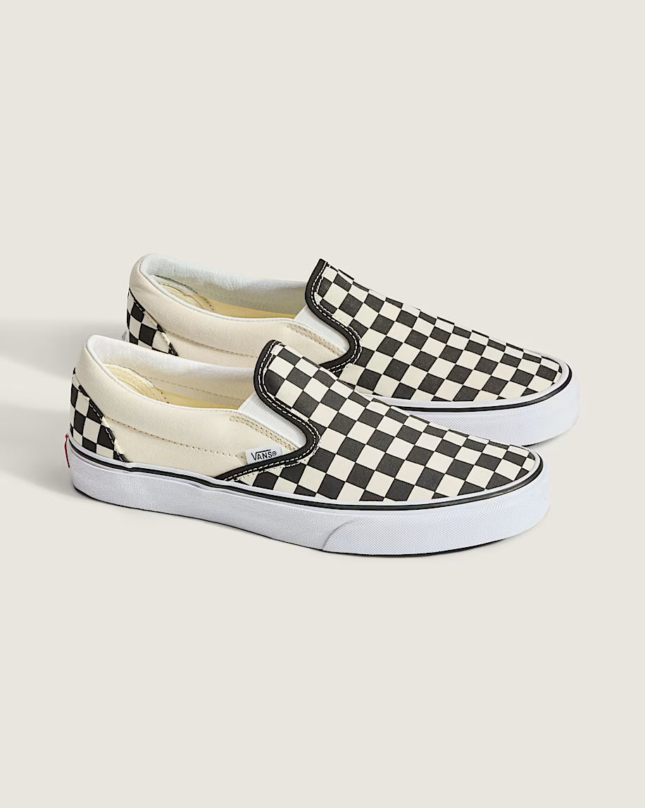 Vans Classic Slip-On ((Checkered) Black/White)
