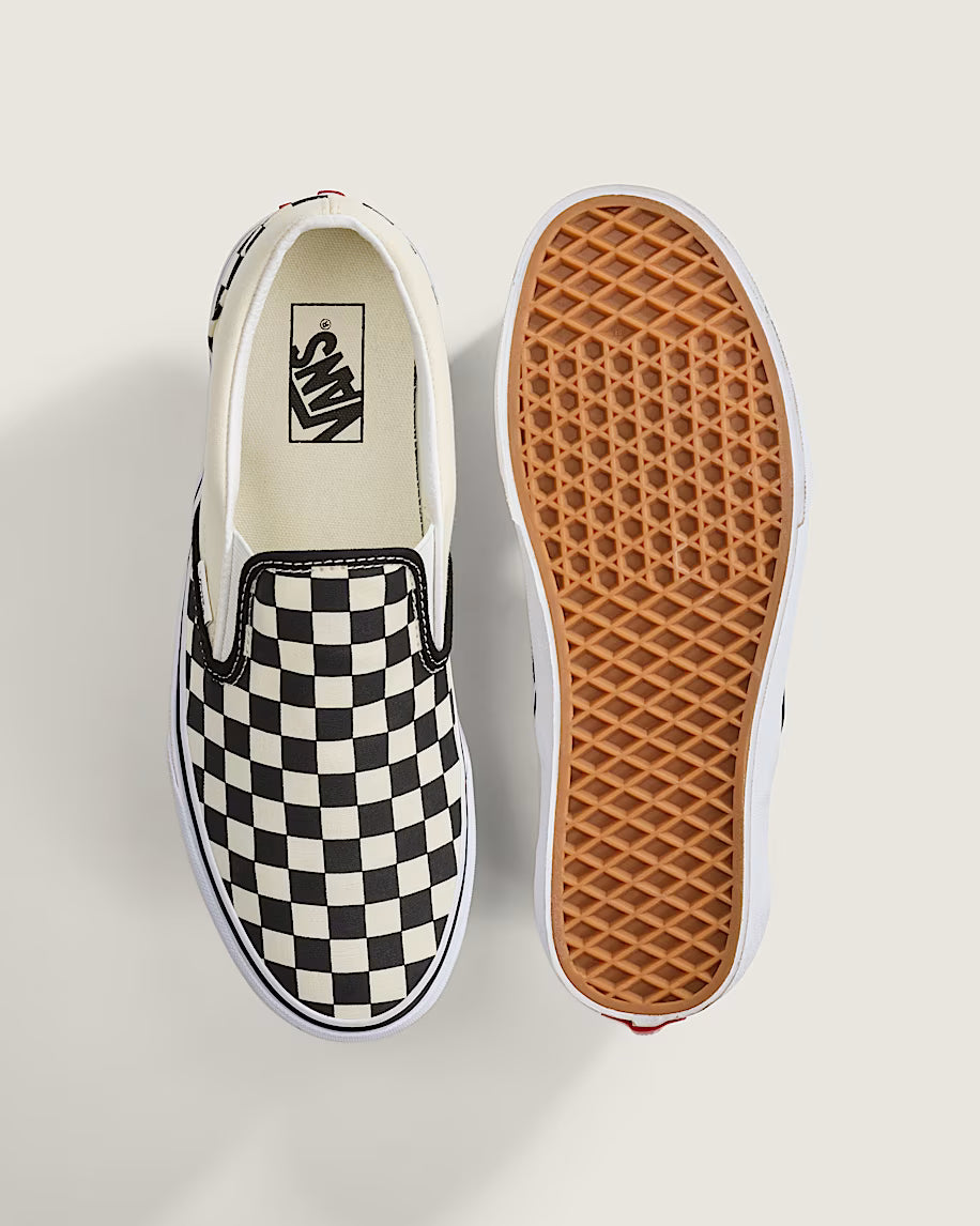Vans Classic Slip-On ((Checkered) Black/White)