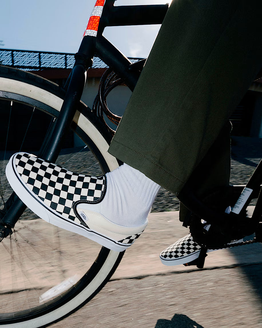 Vans Classic Slip-On ((Checkered) Black/White)