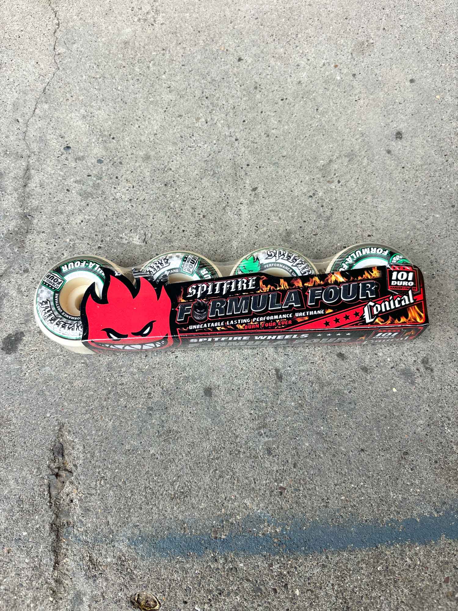 Spitfire Formula Four 101 Conical Skate Wheels