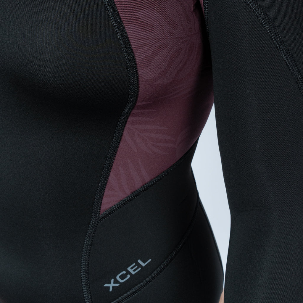 Women's Axis Long Sleeve Back Zip Cheeky Cut Spring Wetsuit 2mm